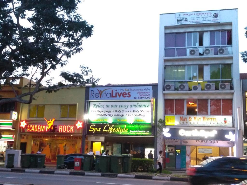 May & May Student Hostel Singapur Exterior foto
